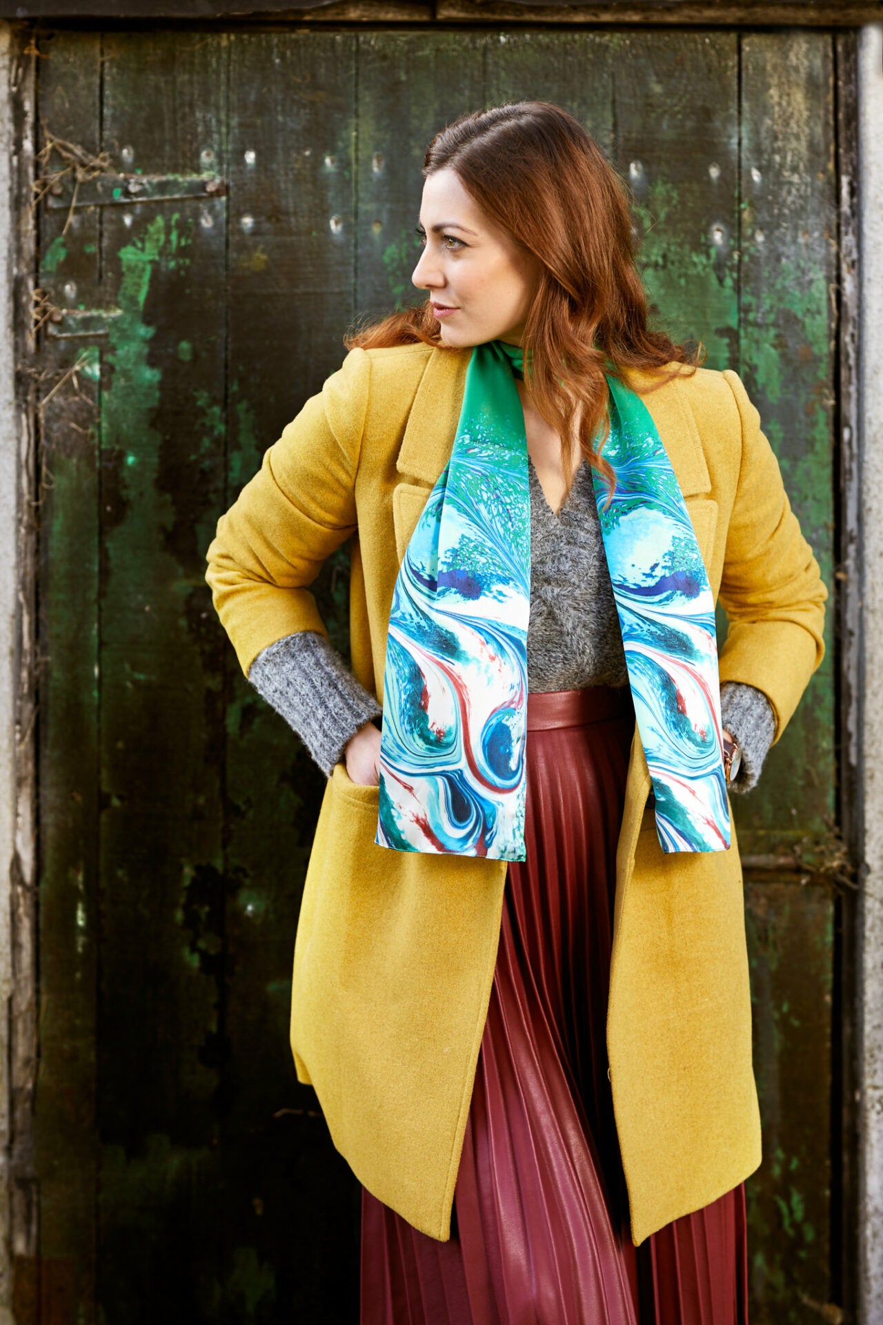 Irish Green | Silk Scarf