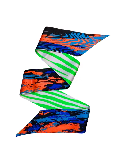 Small Double Sided | Zebra Silk Twilly Scarf