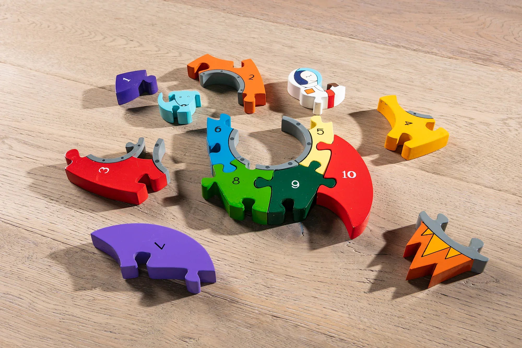 Alphabet Jigsaws Number Rocket | Jigsaw Puzzle