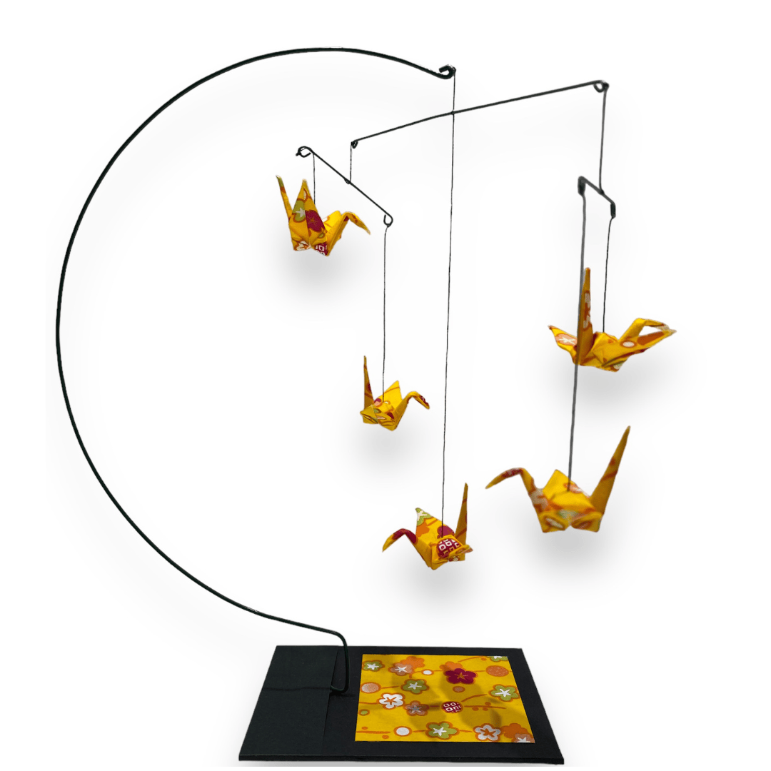 Handmade Origami | Yellow Crane Mobile