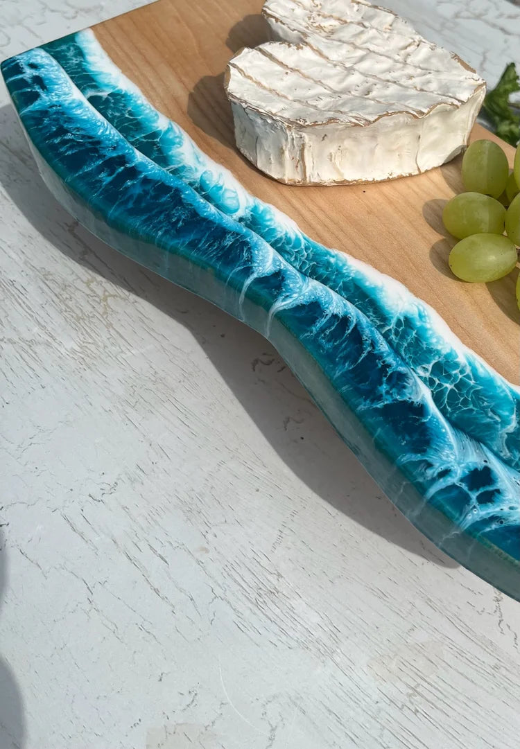 Handmade Cheese Board | Irish Beech and Resin