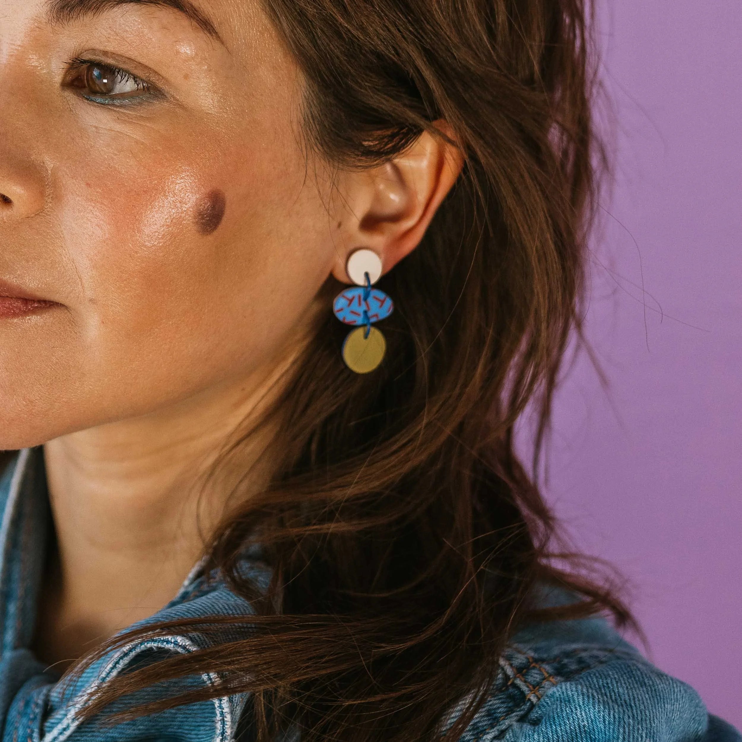 Ebb Index Natural | Dangle Earrings