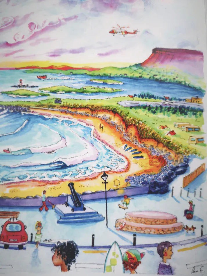 Lani Gregory A Lovely Day at Strandhill | Art Print