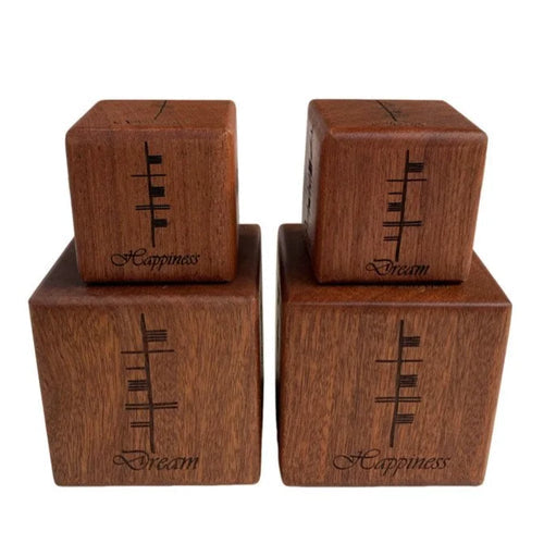 Ogham Cubes | Wood
