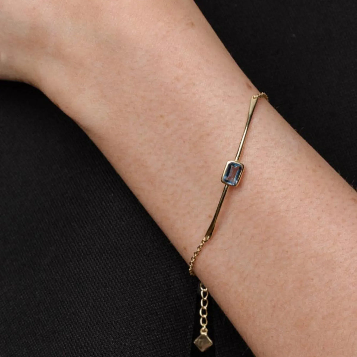 Manhattan Bracelet | Iolite & Gold Vermeil