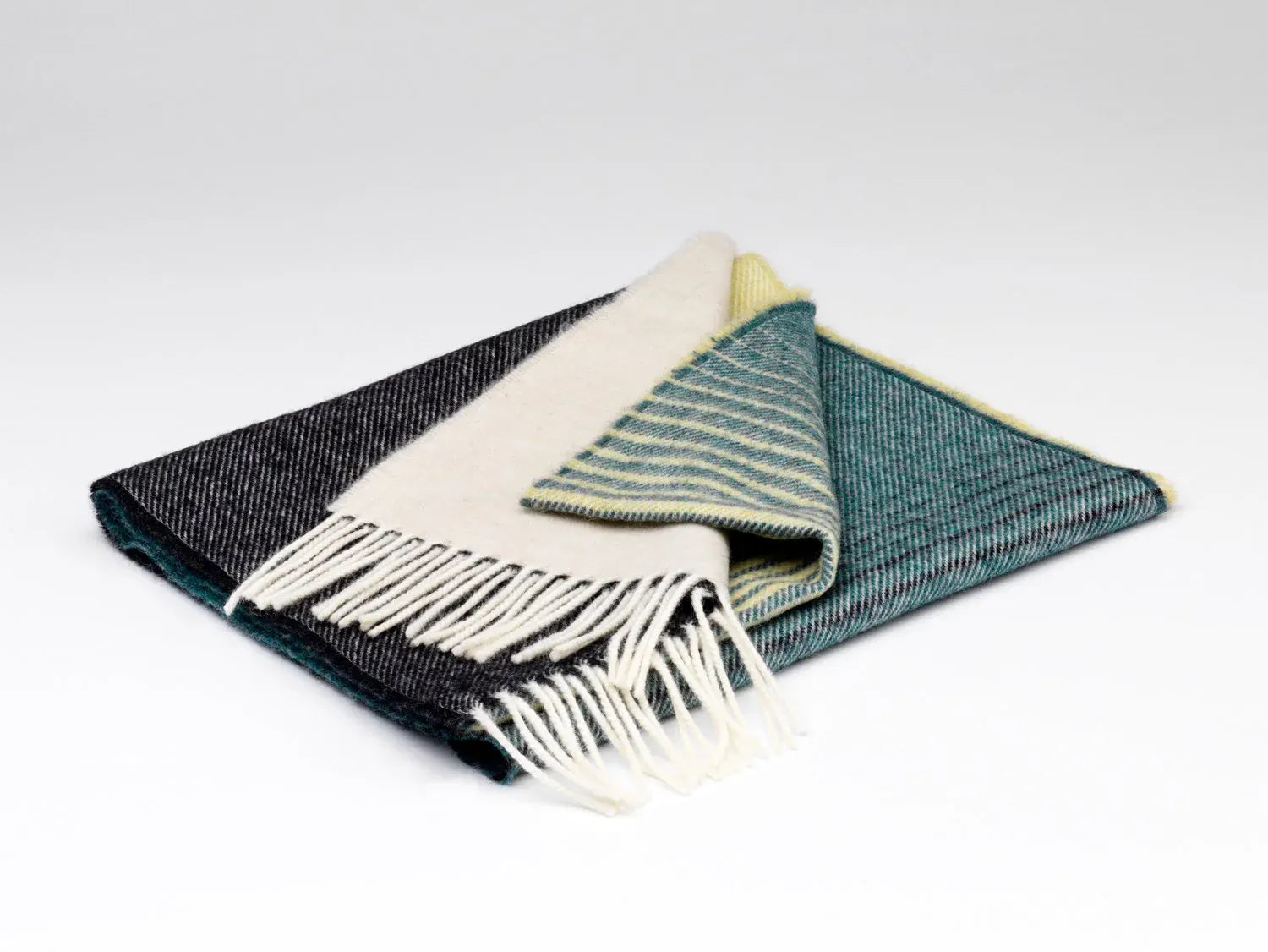 McNutt Scarves Scarf Jasmine Ombre Scarf | Green & Cream
