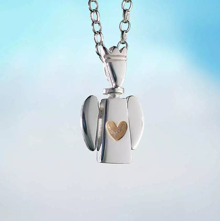 Alan Ardiff Pendants/Necklaces Angel | Sterling Silver & Gold Pendant