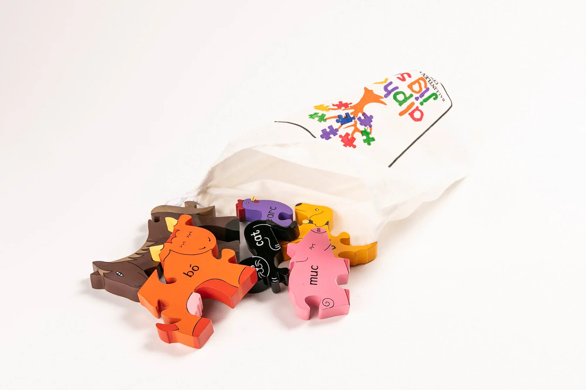 Alphabet Jigsaws Farm Animals | Jigsaw Puzzle | As Gaeilge