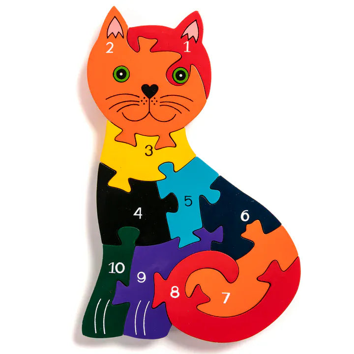 Alphabet Jigsaws Number Cat | Jigsaw Puzzle