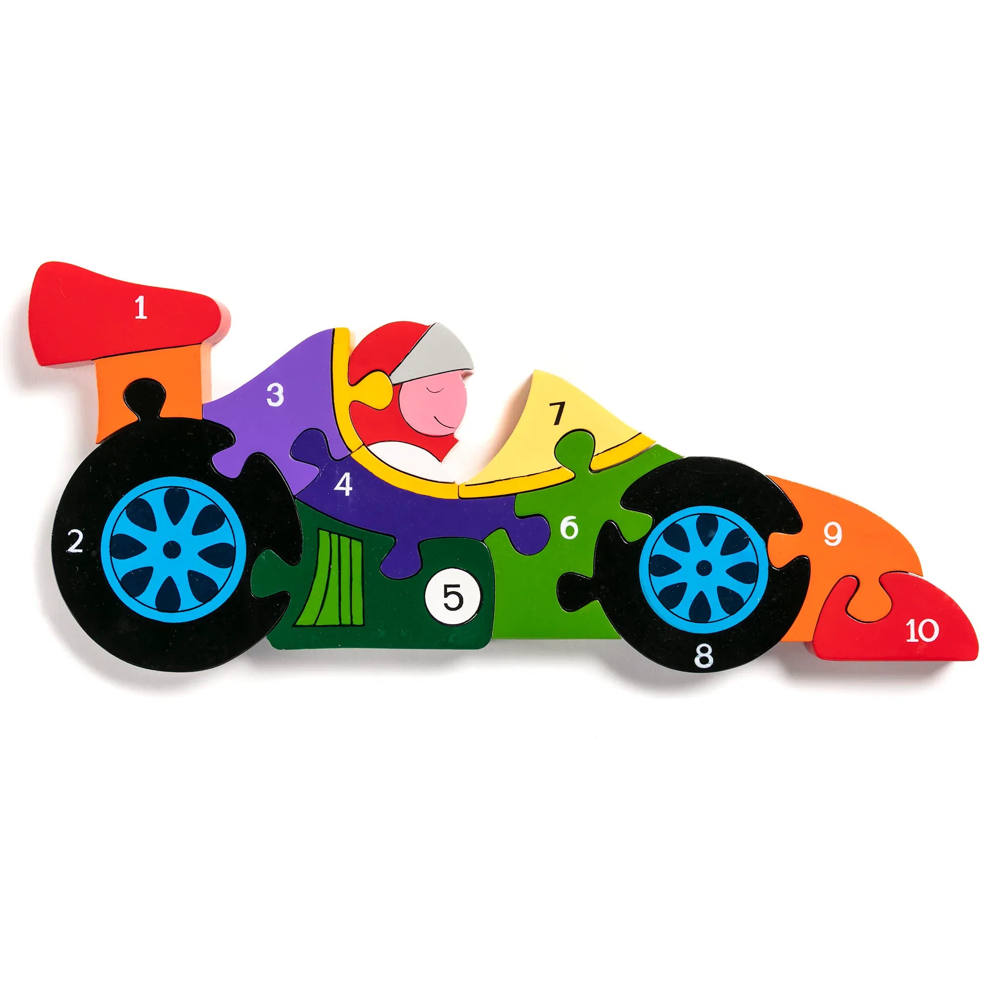 Alphabet Jigsaws Number Racing Car | Jigsaw Puzzle