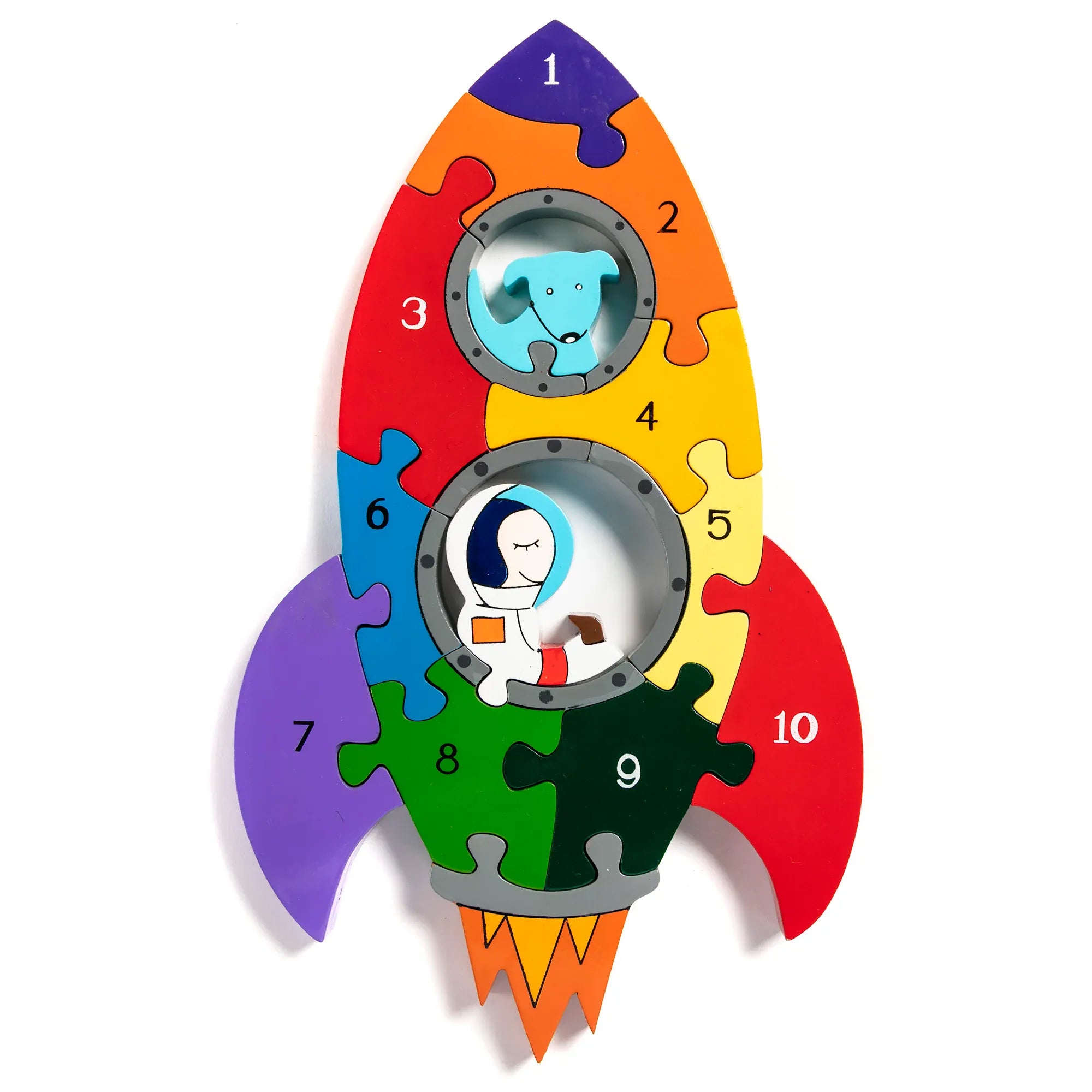 Alphabet Jigsaws Number Rocket | Jigsaw Puzzle