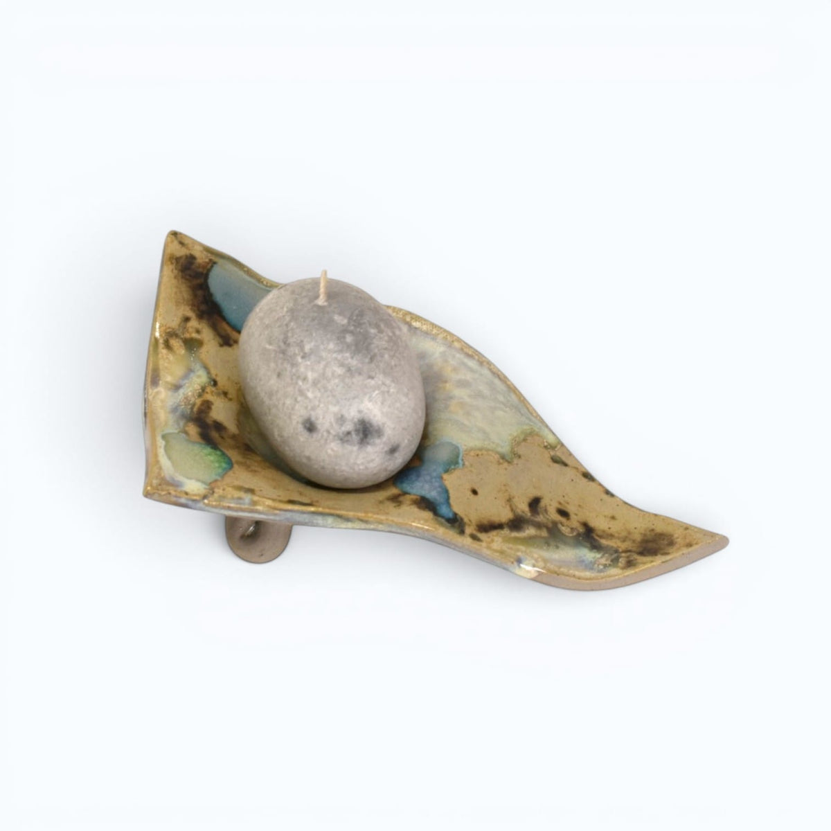 Amanda Murphy Candle Holders Handmade Ceramics | Ripple Nightlight Candle Holder Small