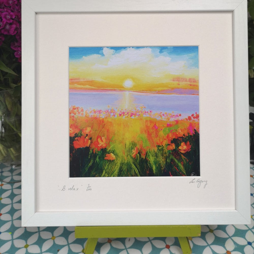 ... & Relax | Framed Art Print