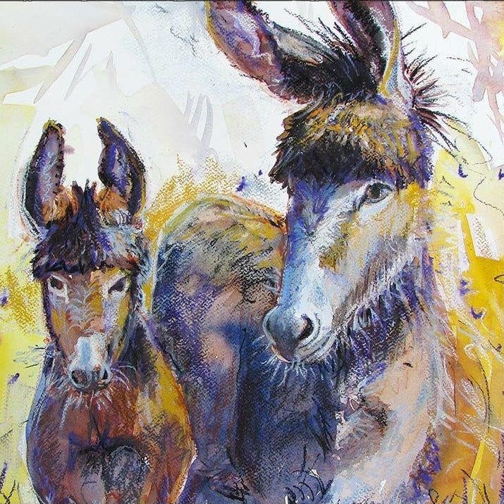 Annabel Langrish Fringe Benefits | Framed Art Print