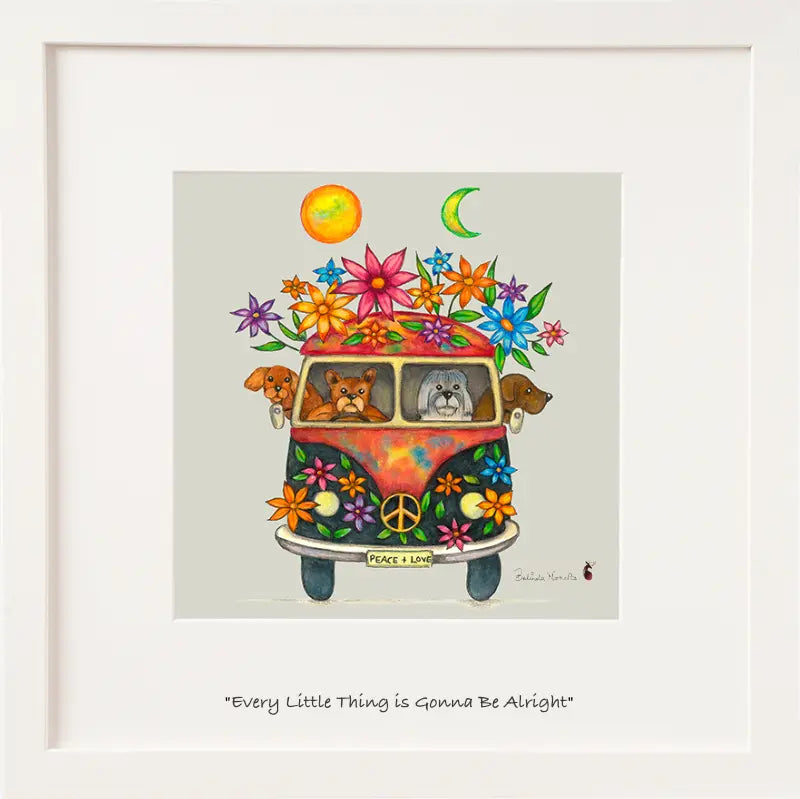 Belinda Northcote Every little thing is gonna be alright | Framed Wall Art
