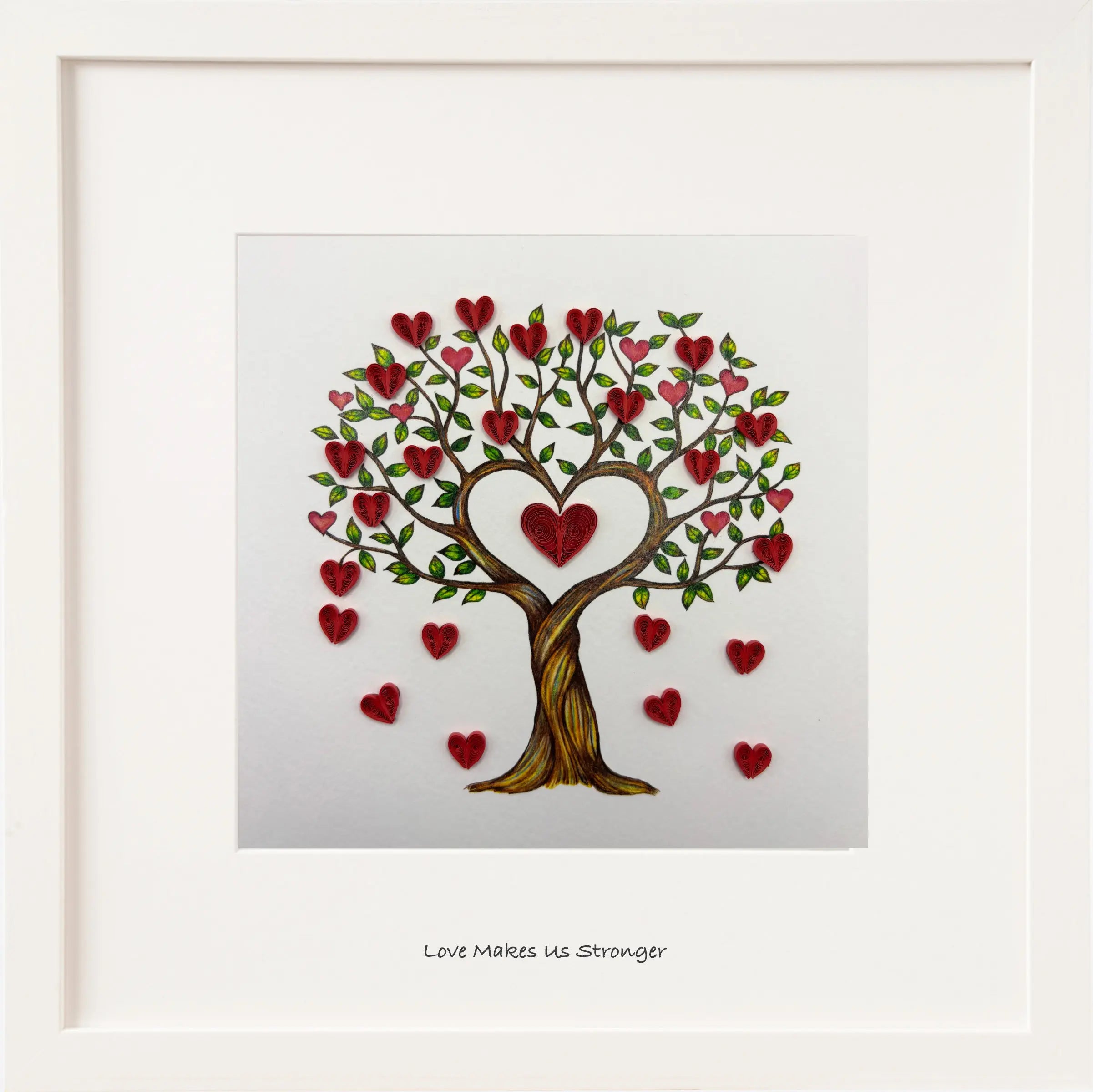 Belinda Northcote Love Makes Us Stronger | Framed Wall Art