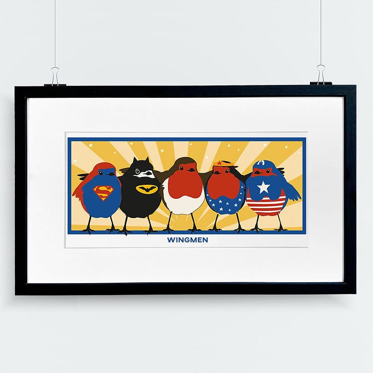 Bex Shelford Wingmen | Framed Print