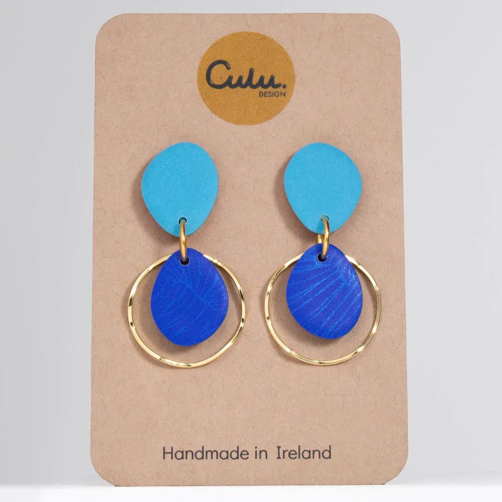 Culu Contra Blue | Drop Earrings