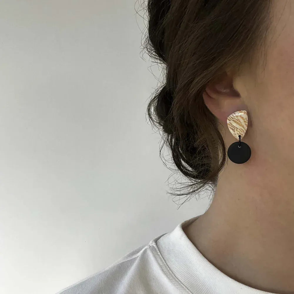 Culu Ponc Rose Gold | Drop Earrings
