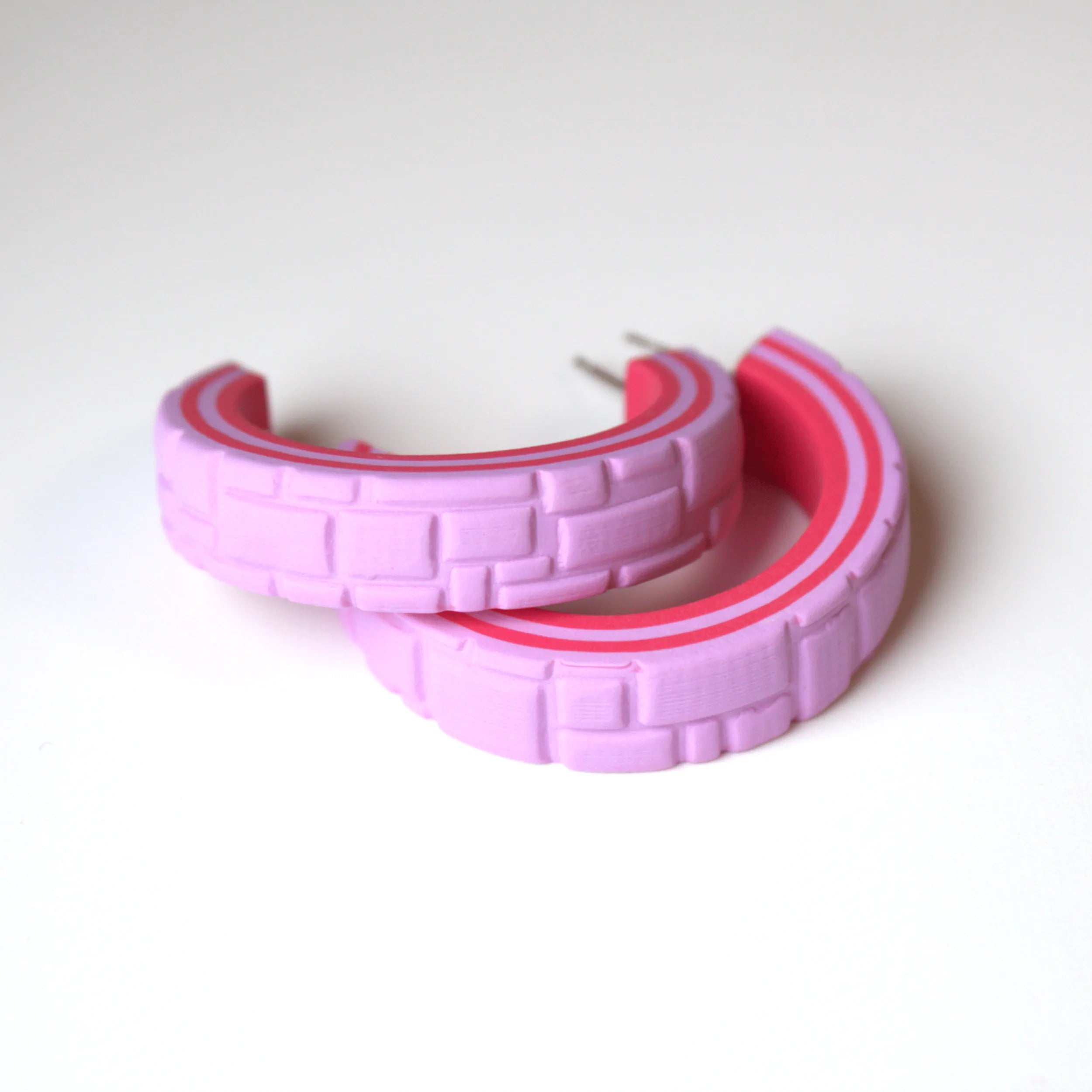 Culu Tonnta Purple | Hoop Earrings