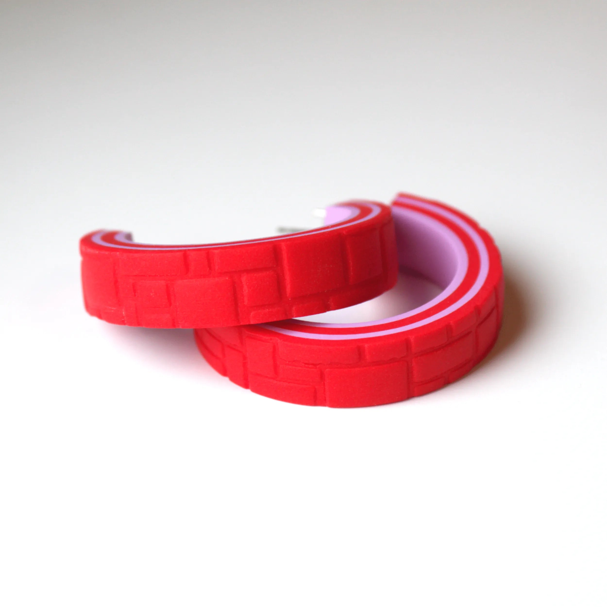 Culu Tonnta Red | Hoop Earrings