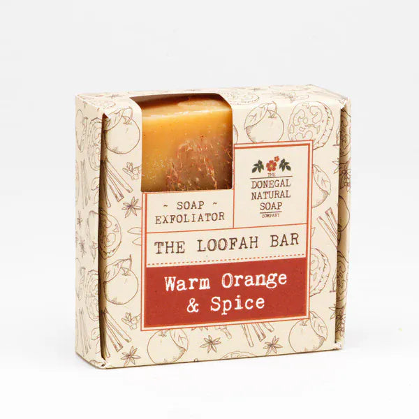 Donegal Soap Company Warm Orange & Spice | Loofah Bar Soap