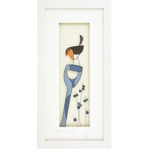 Early Bird | Framed Glass Painting