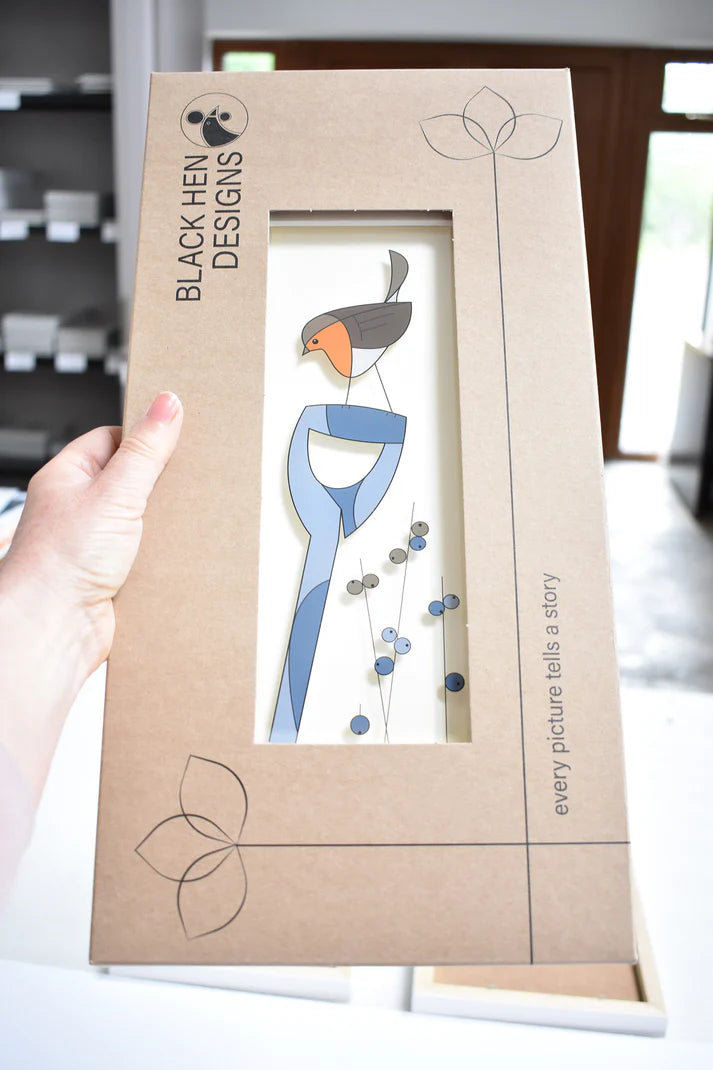 Early Bird | Framed Glass Painting