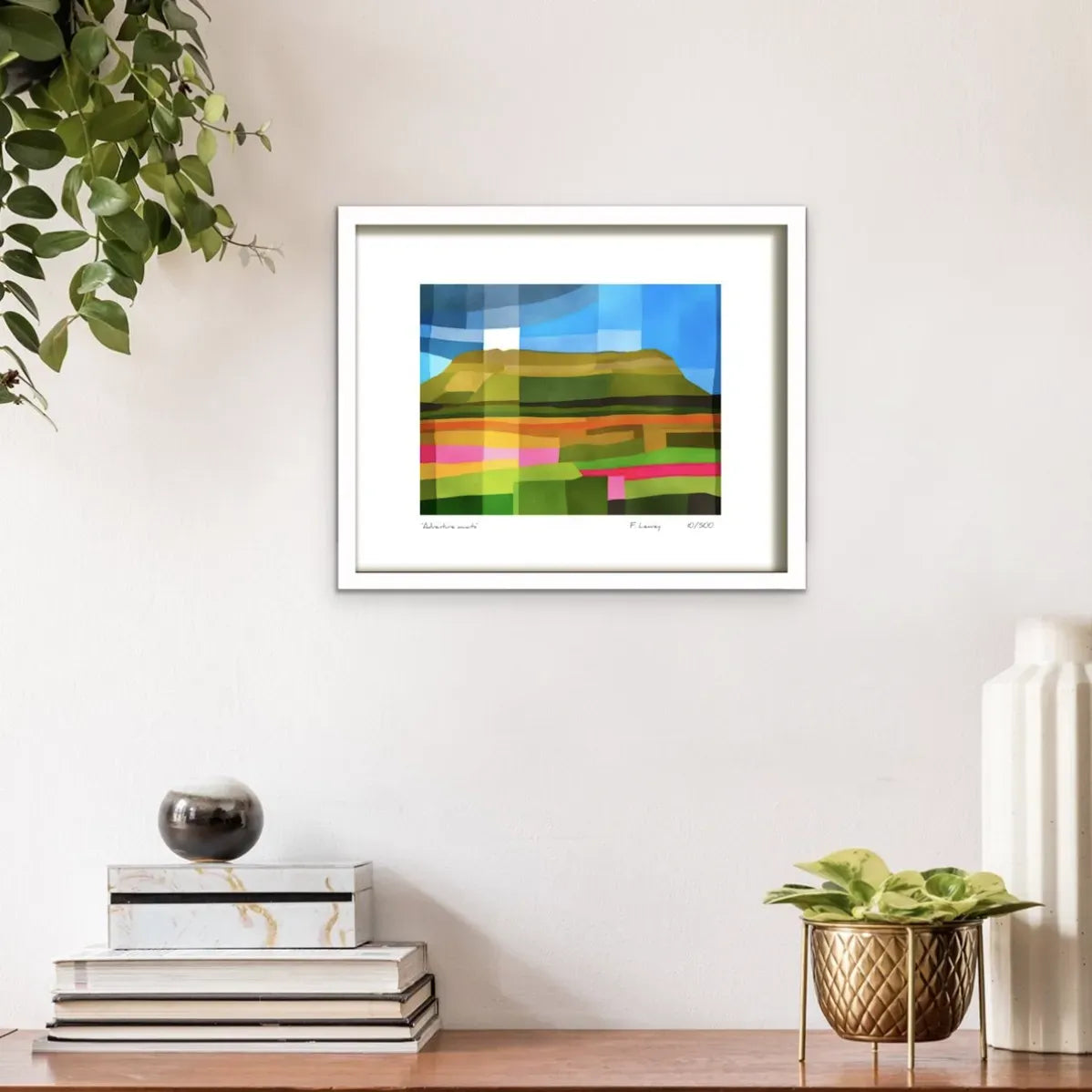 Fab Cow Adventure Awaits | Framed Art Print
