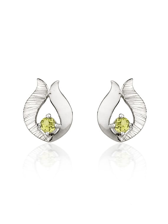 Fiona Kerr Ebb & Flow | Sterling Silver Peridot Stud Earrings