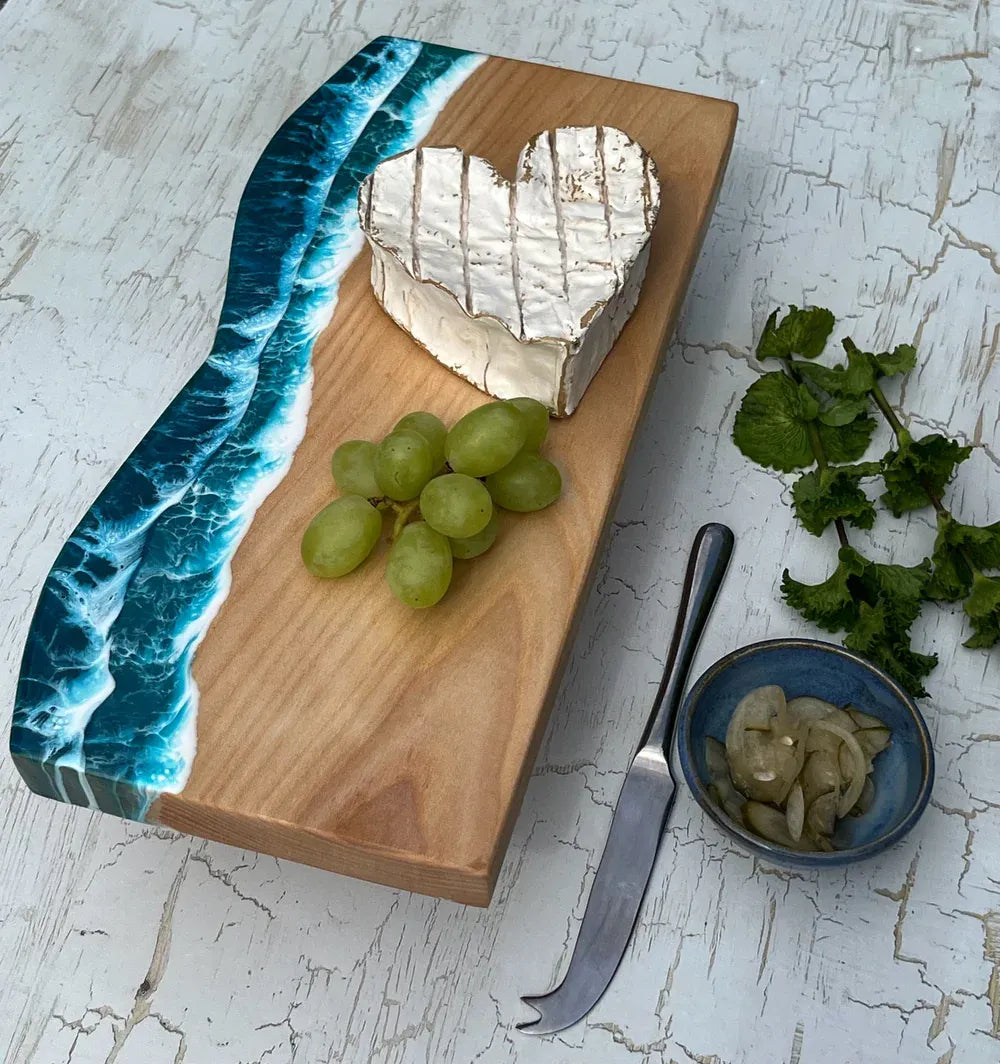 Fiona Scott Handmade Cheese Board | Irish Beech and Resin