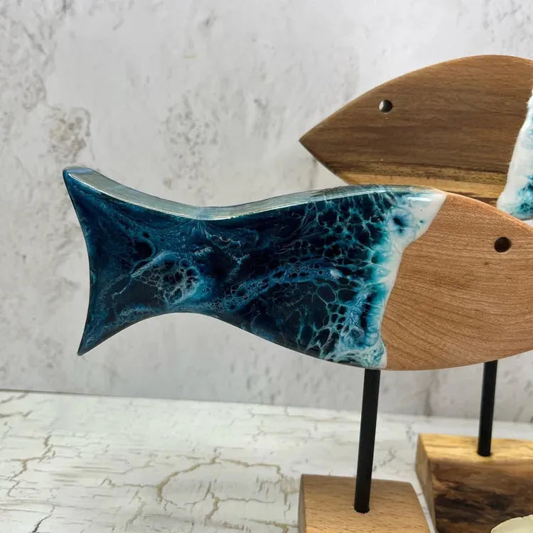 Fiona Scott Handmade Resin Art | Free-Standing Fish