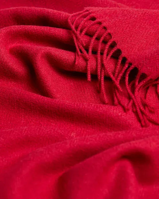 Foxford Scarves Scarves 100% Lambswool Scarf | Dearg