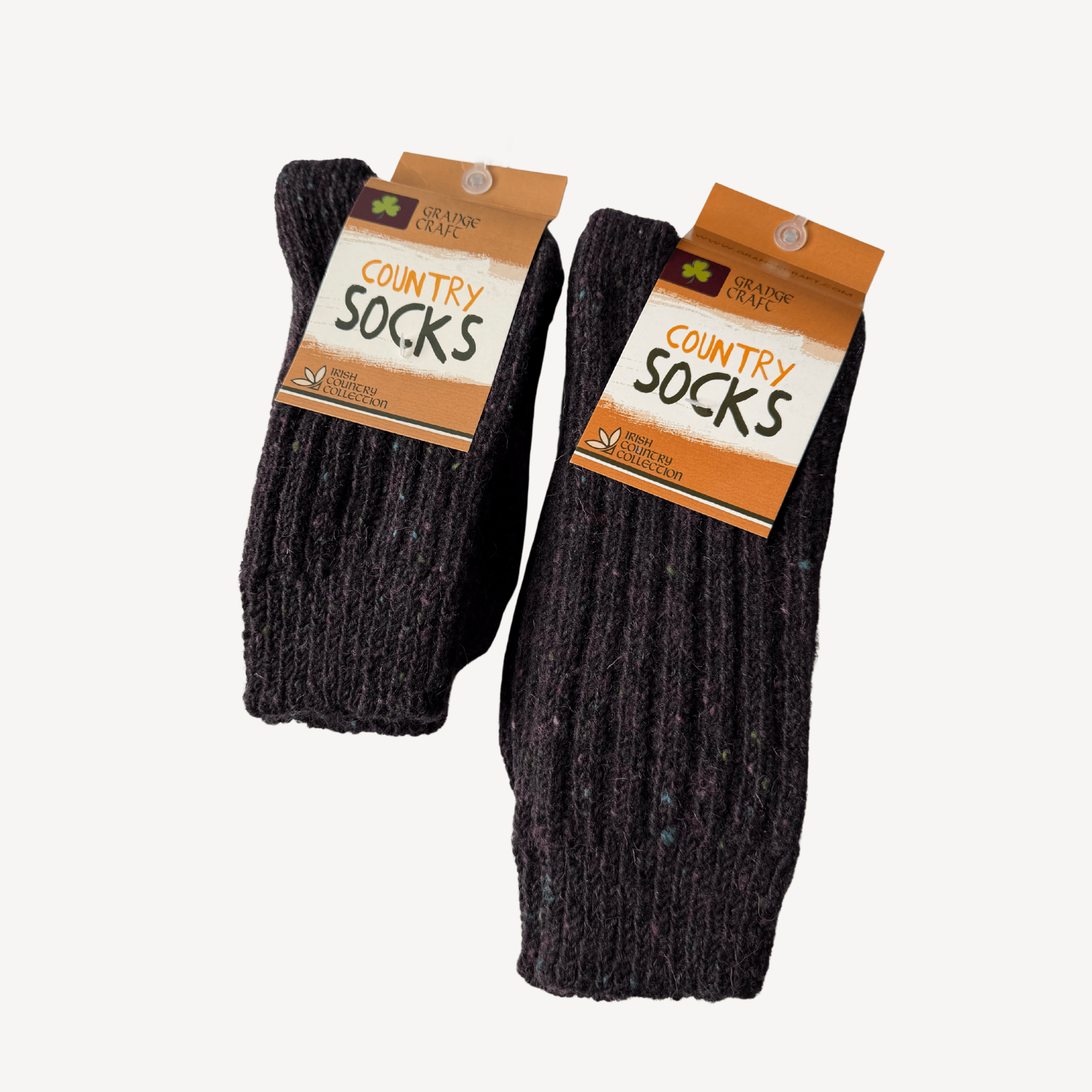 Grange Craft Country Socks | Dark Purple