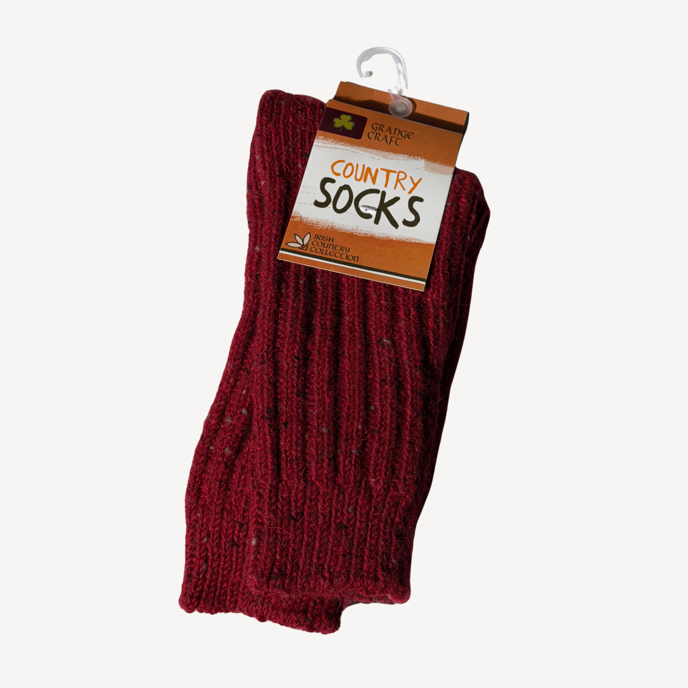 Grange Craft Country Socks | Red