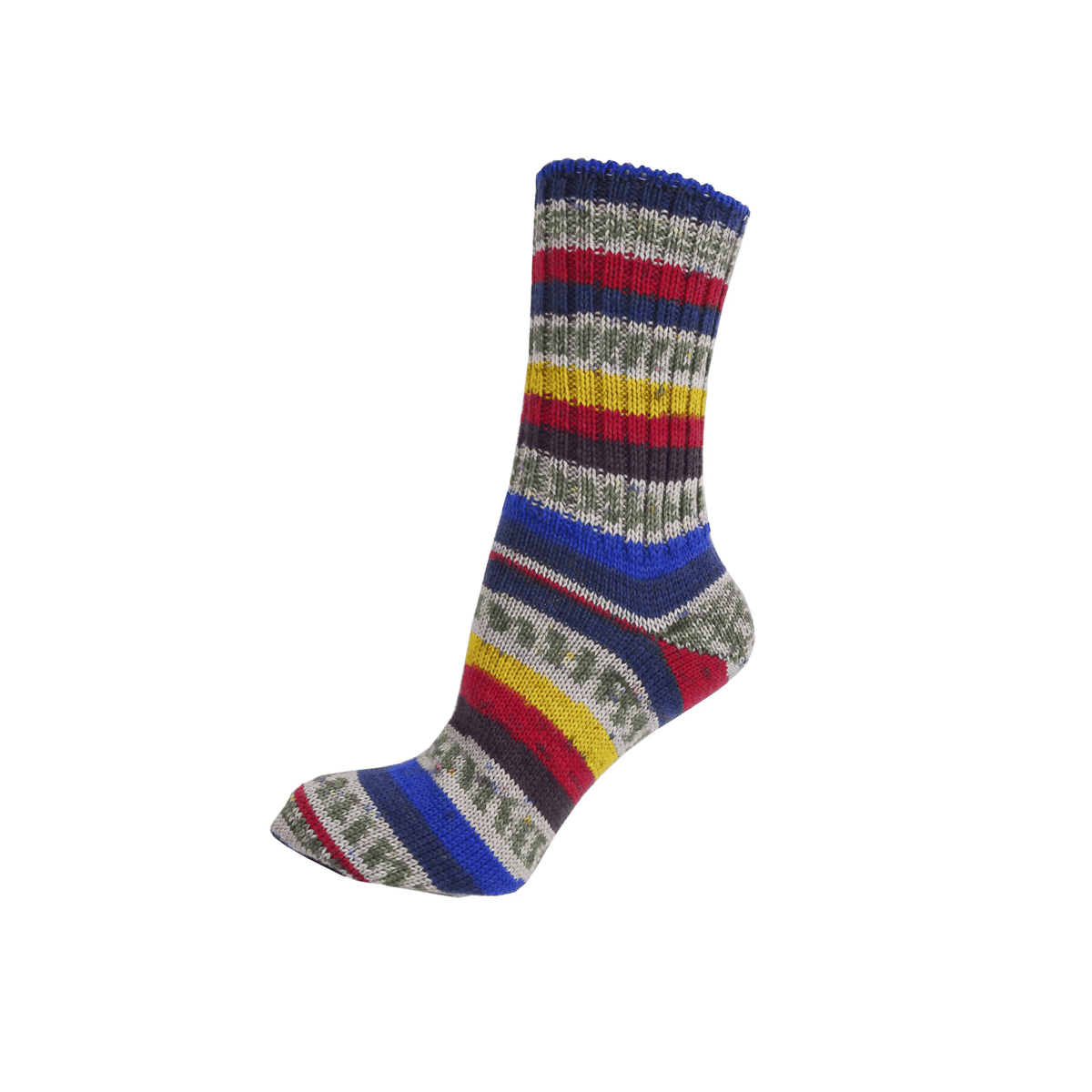 Grange Craft Fair Isle Socks | Lagoon