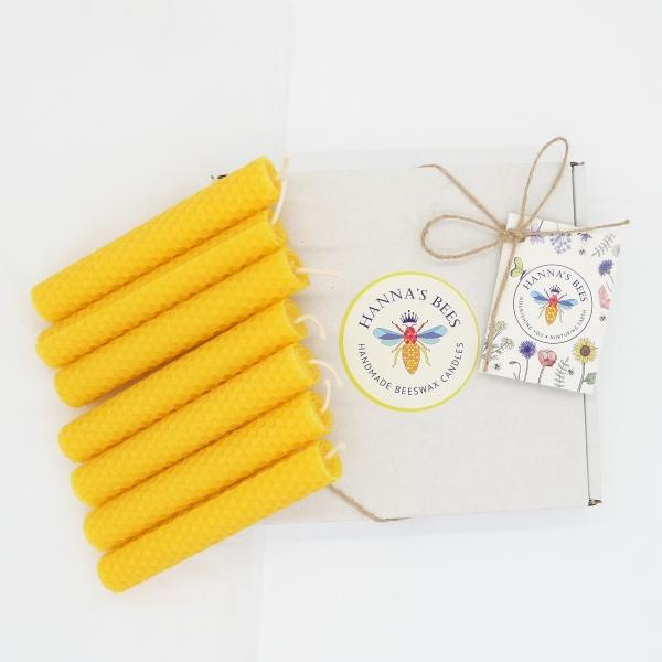 Hanna's Bees Candles Beeswax | Dinner Candles