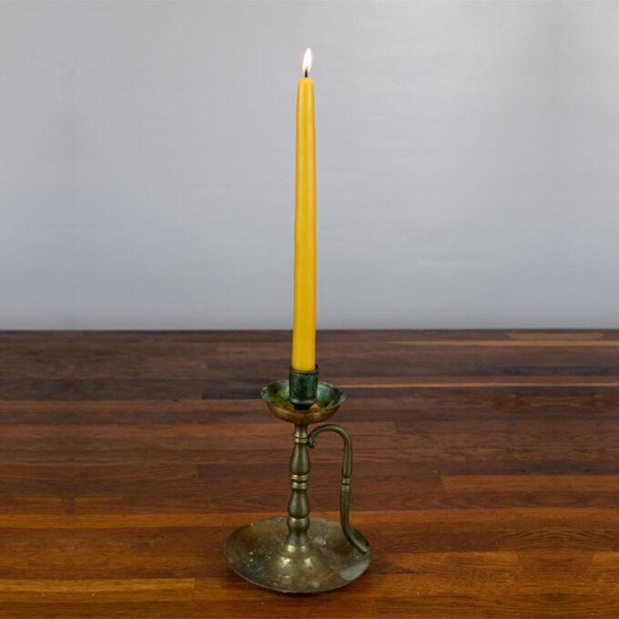 Hanna's Bees Candles Beeswax | Pair of Dinner Candles