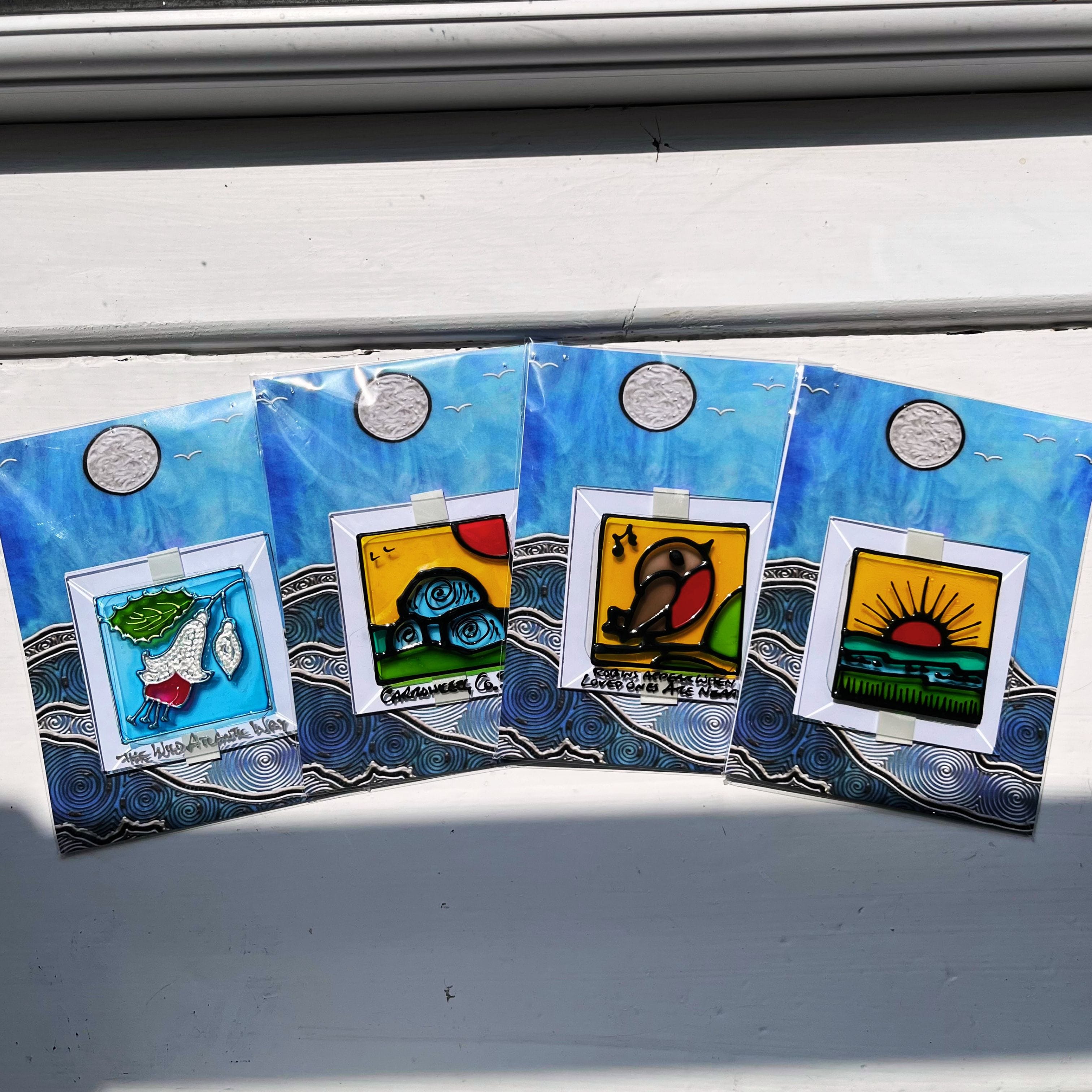 Honor Hales Sunny Scene | Square Suncatcher