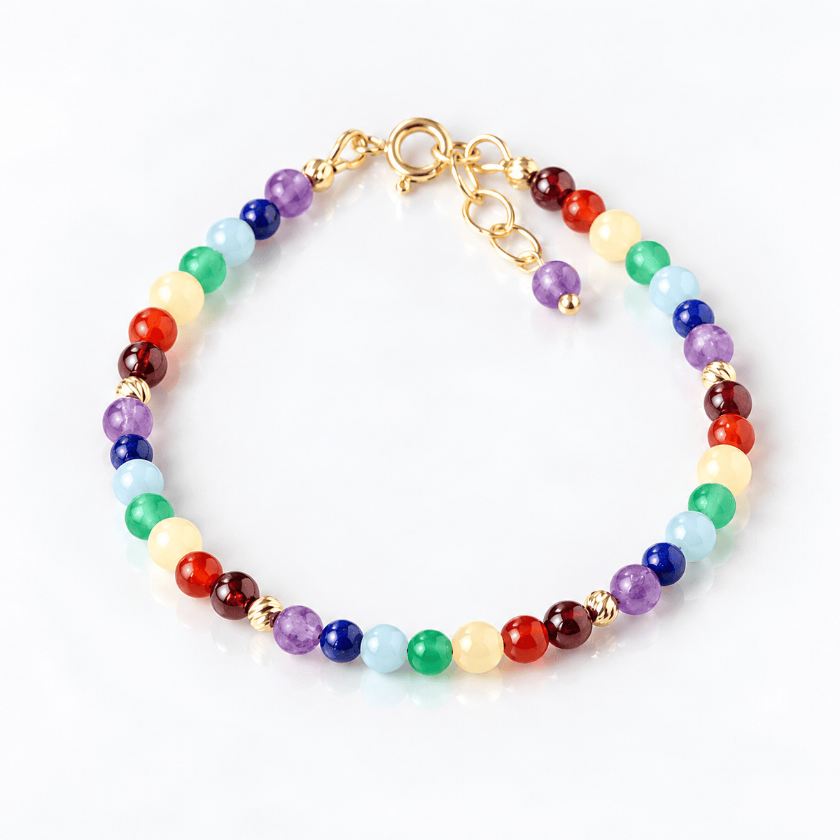 ILgemstones Bracelets/Bangles Gold Vermeil Bracelet | Chakra