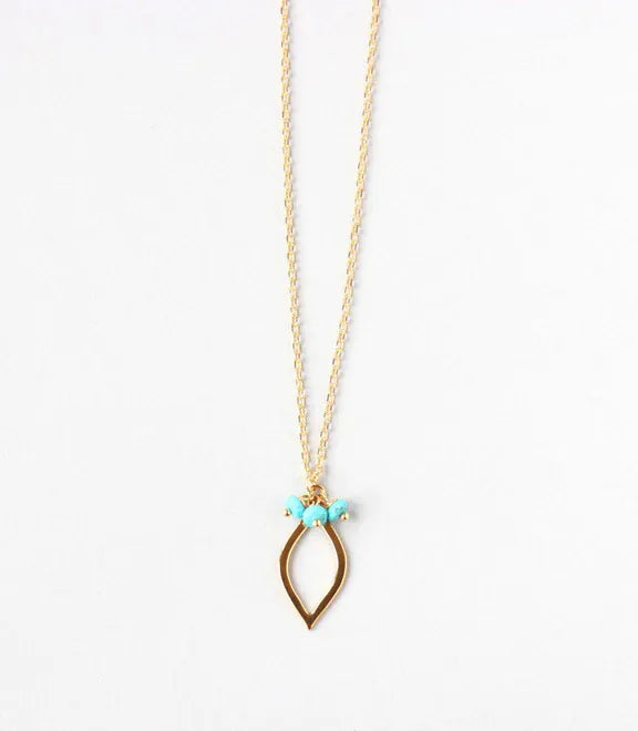 ILgemstones Gold Vermeil Necklace | Turquoise