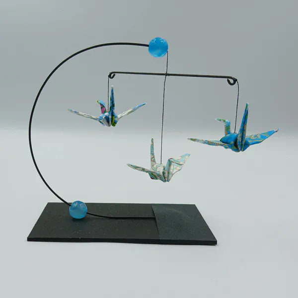 Japanese Papercraft Agate | Mini Crane Mobile