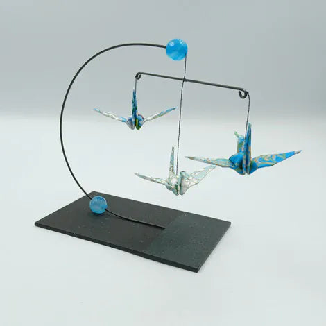 Japanese Papercraft Agate | Mini Crane Mobile