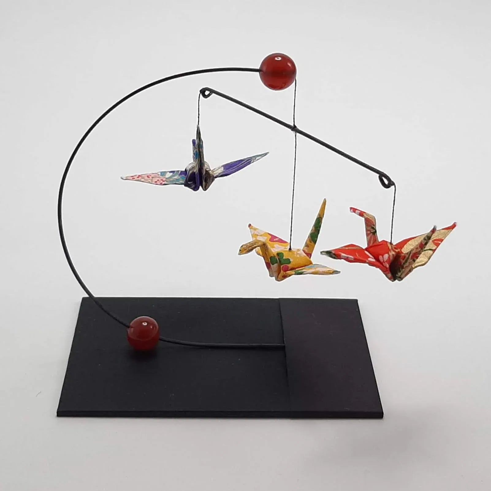 Japanese Papercraft Carnelian | Mini Crane Mobile