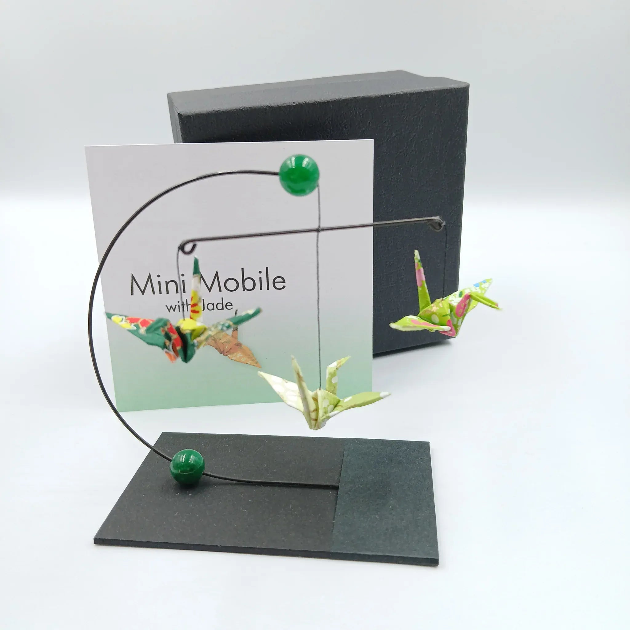 Japanese Papercraft Jade | Mini Crane Mobile