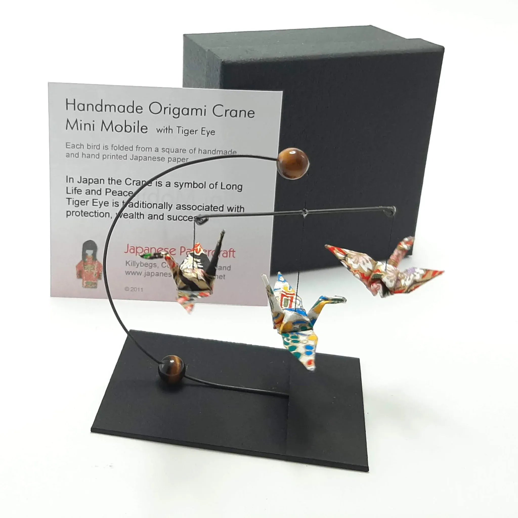 Japanese Papercraft Tiger Eye | Mini Crane Mobile