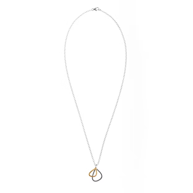 Jill Graham Pendants/Necklaces Wings | Sterling Silver & Gold Small Pendant