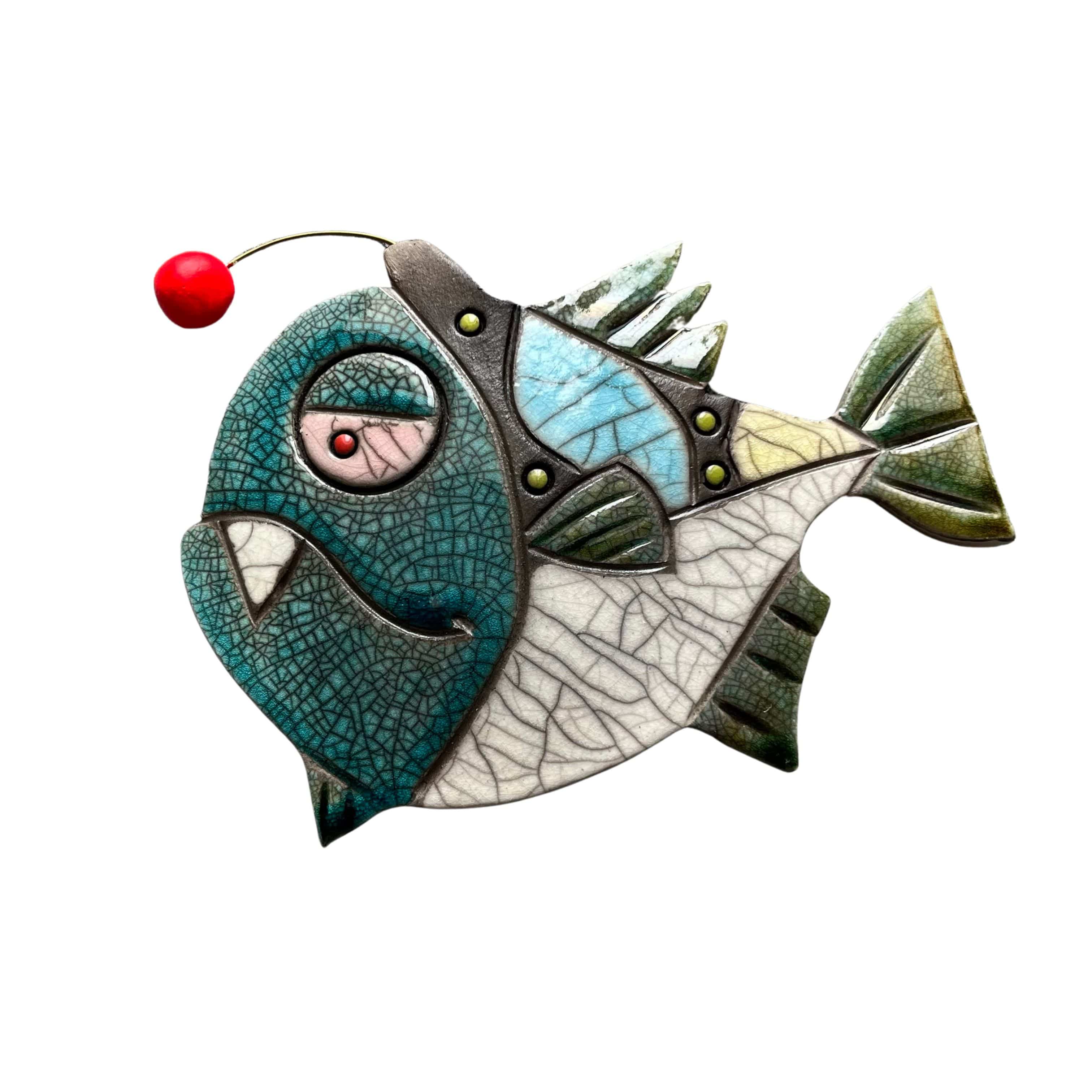 Julian Smith Angler Fish | Raku Ceramic