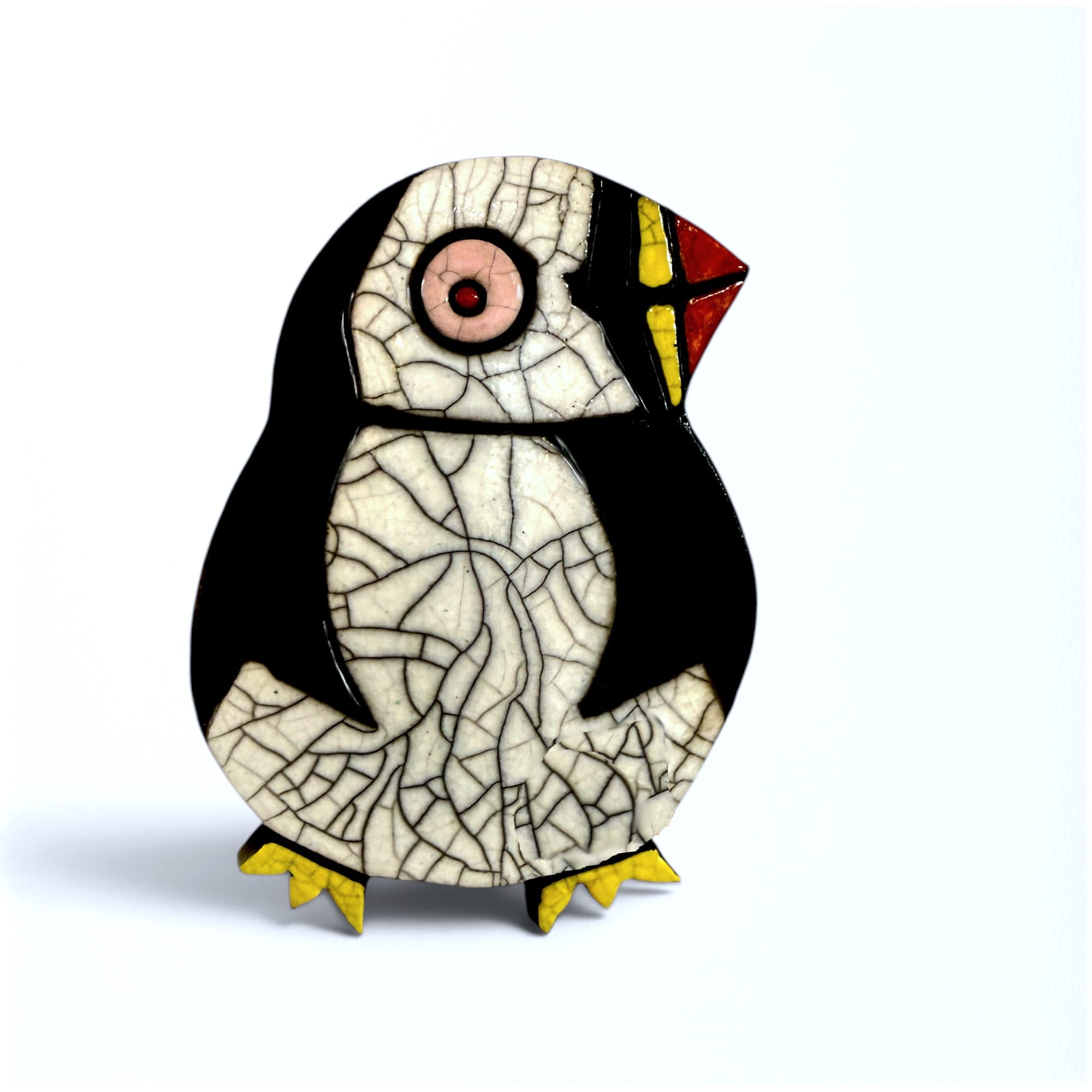 Julian Smith Puffin | Raku Ceramic
