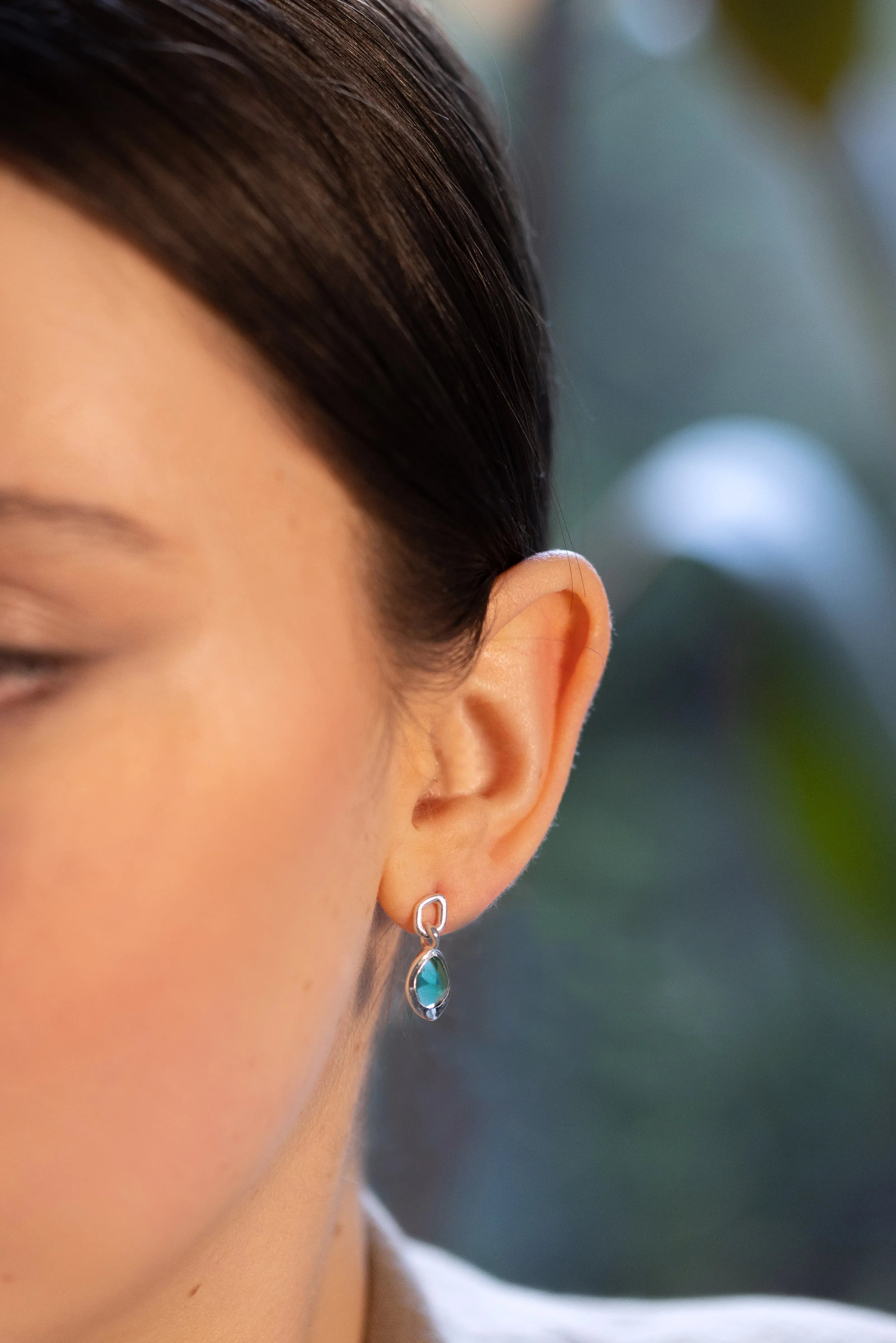 Juvi Green Tourmaline | Dapple Earrings